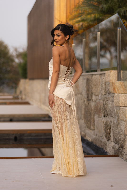 Vestido Colômbia - Bege