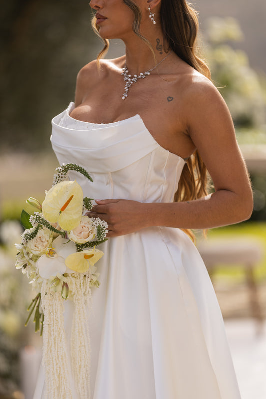 Vestido Verona c/ Brilhos - Branco