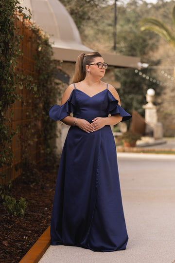 Vestido Tailandia - Azul Marinho