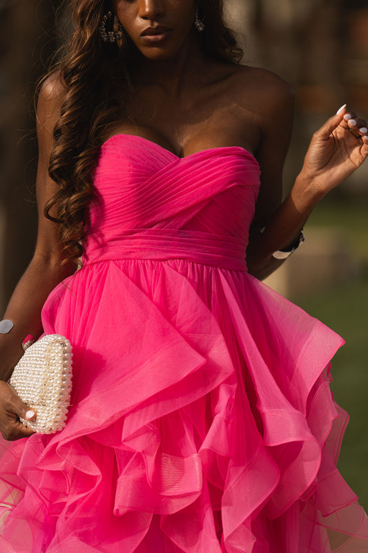 Vestido Genebra - Fucsia