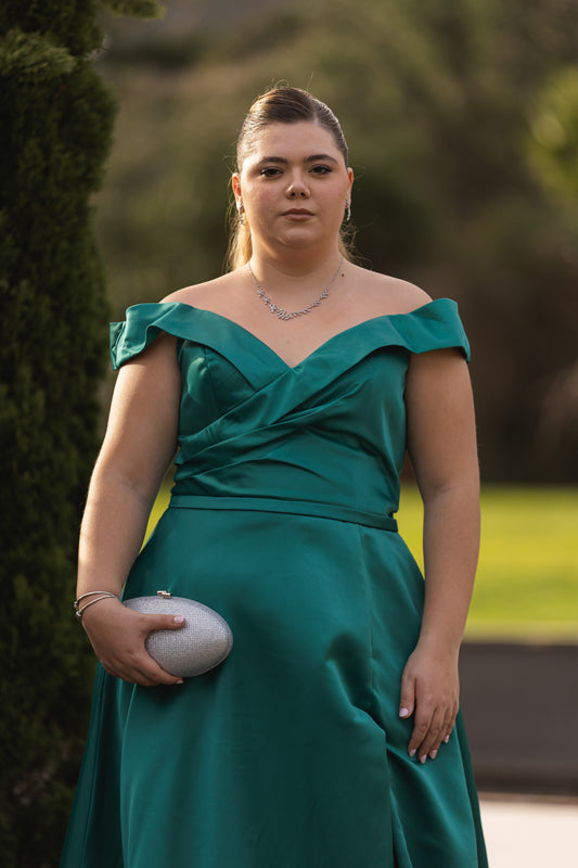 Vestido Bagda - Verde Garrafa