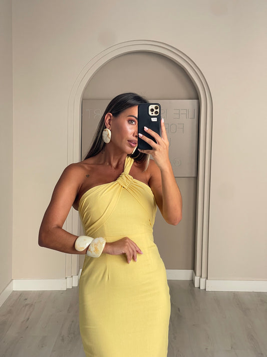 Vestido Alba - Amarelo