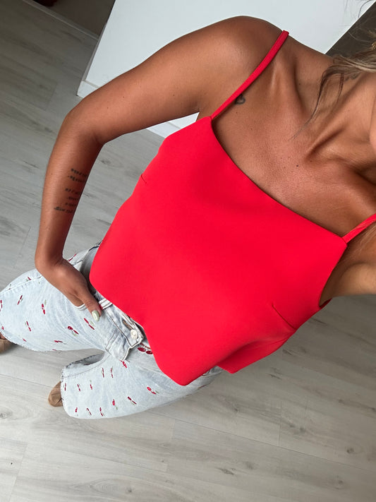 Top Vermelho