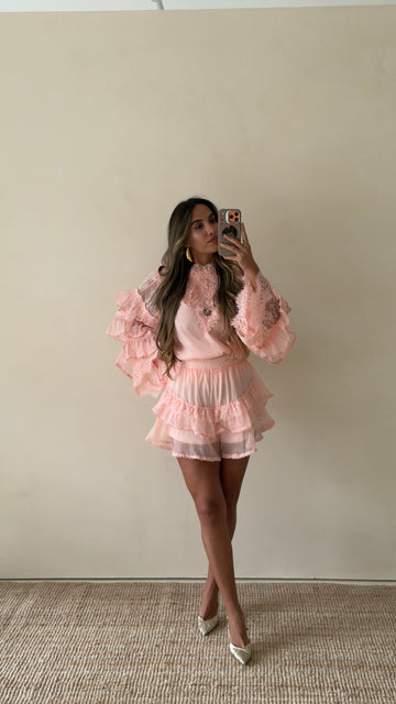 Conjunto Orquídea - Rosa