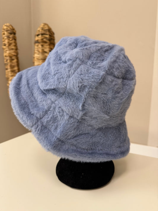 Chapéu de Pelo Curto - Azul Bebé