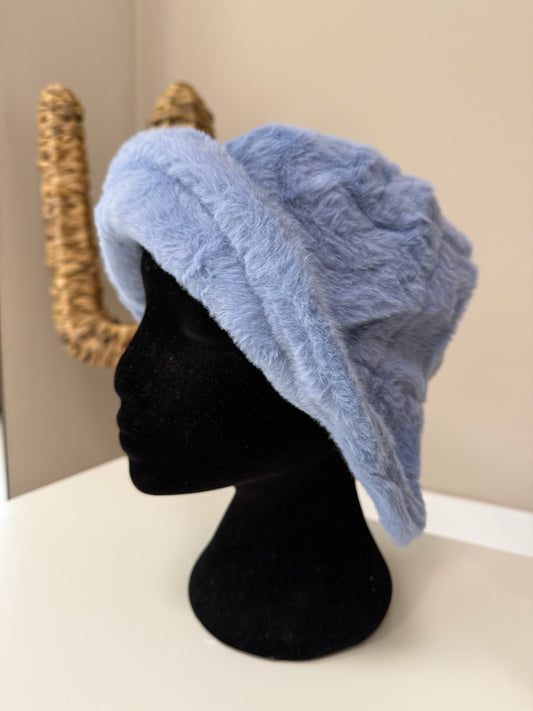 Chapéu de Pelo Curto - Azul Bebé