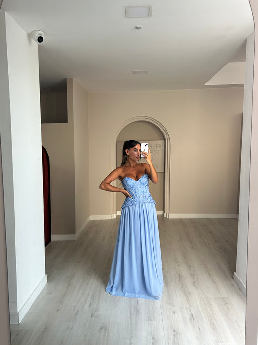 Vestido Hera - Azul