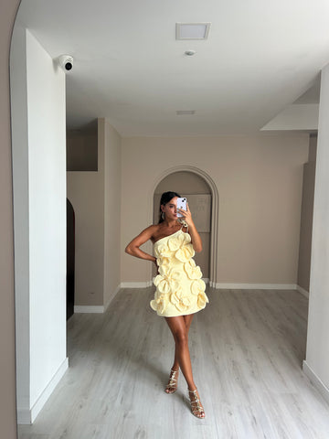 Vestido Clara - Amarelo