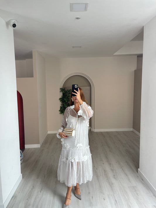 Vestido Jasmin - branco