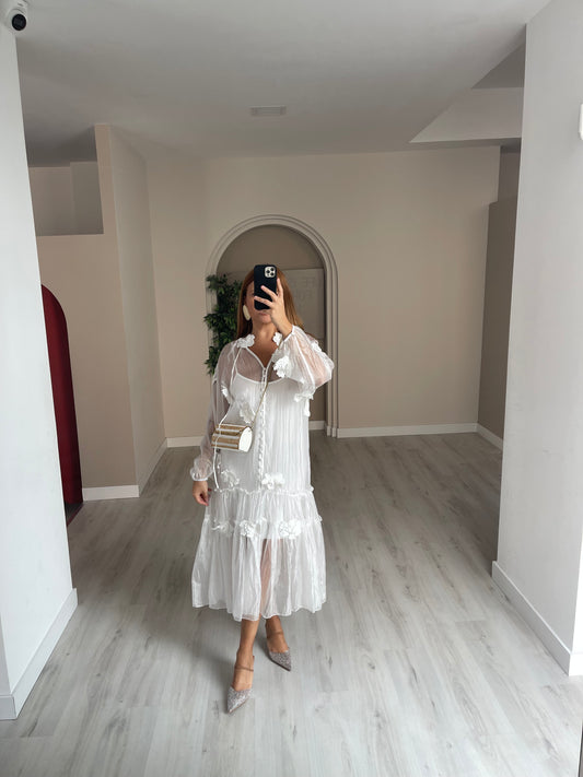 Vestido Jasmin - branco