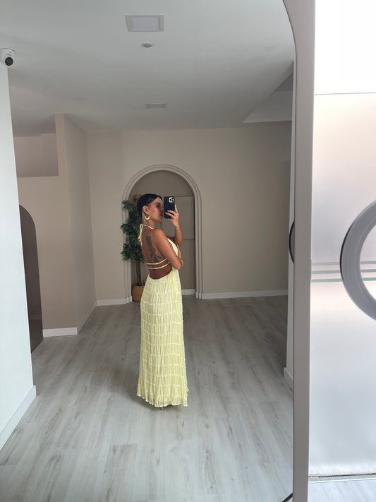 Vestido Amy - amarelo