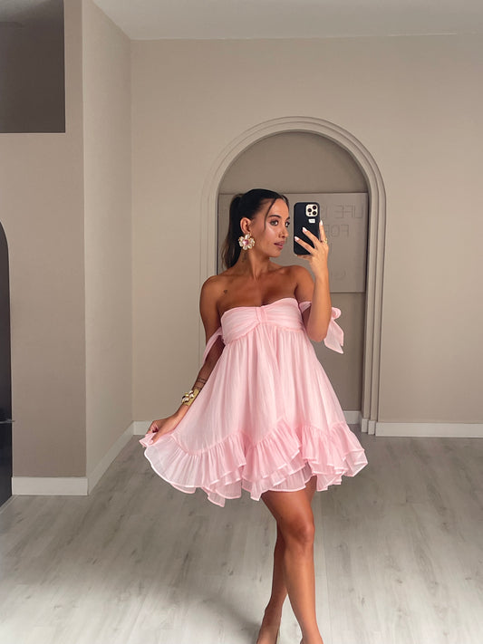 Vestido Bérgamo - Rosa