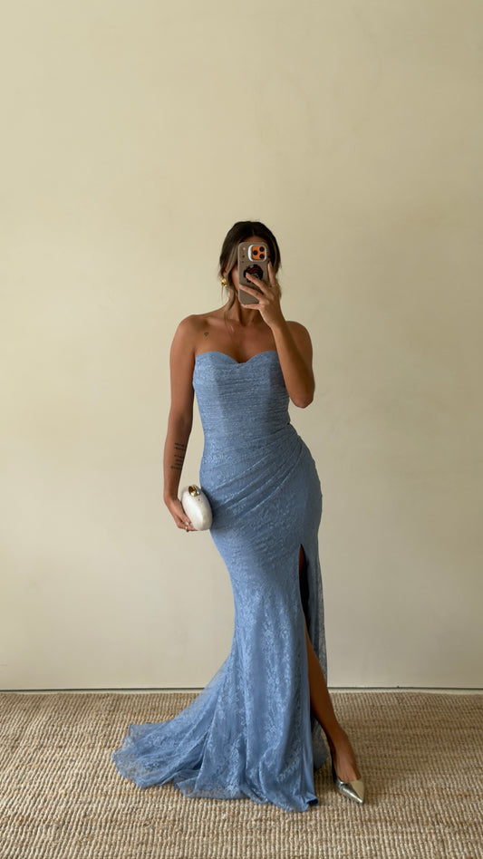 Vestido Cravo - Azul