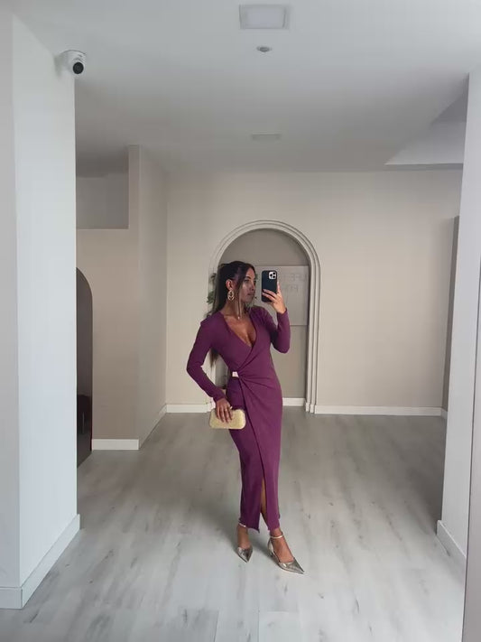 Vestido Kira - beringela
