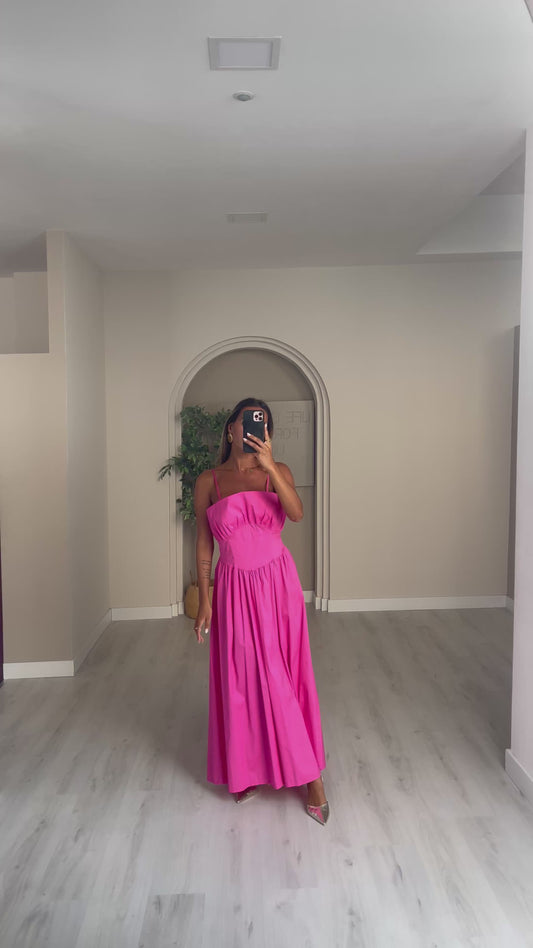 Vestido Pétala - rosa