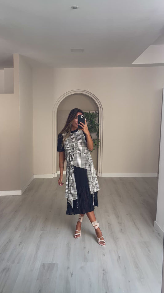 Vestido sobreposto